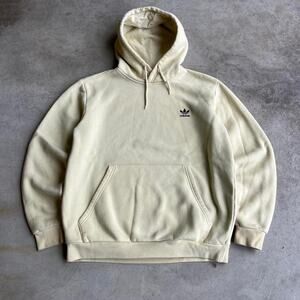 2000s adidas cream hoodie